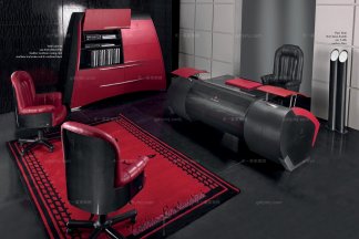 91精品久久久久久水蜜桃时尚现代意大利进口兰博基尼系列别墅会所书房组合