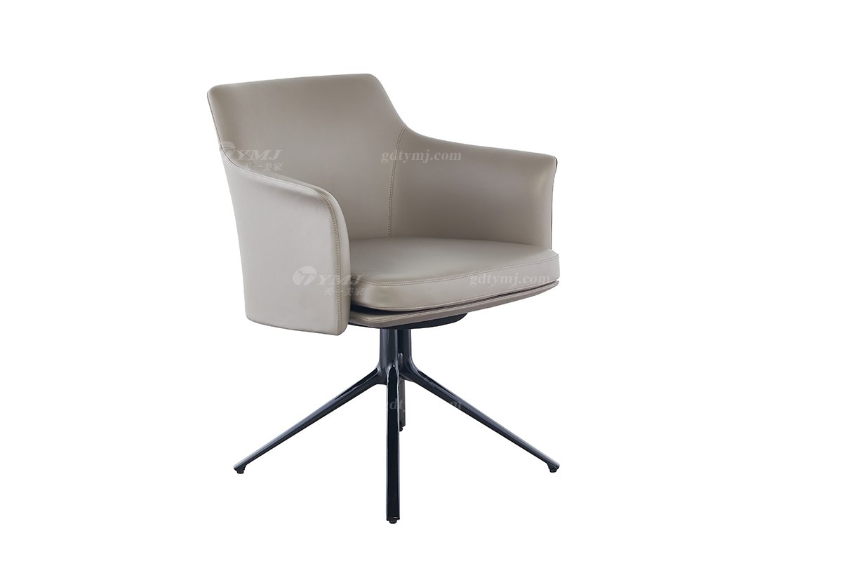 现代简约家具91精品久久久久久水蜜桃别墅会所家用时尚真皮餐椅