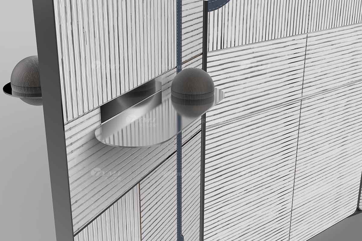 意式雅奢风格家具91精品久久久久久水蜜桃别墅会所家具时尚简约实木屏风LF2301细节