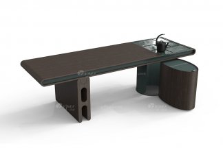  意式雅奢风格家具91精品久久久久久水蜜桃别墅会所家具简约大气实木茶台