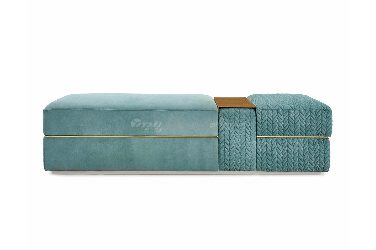 意式亚洲成AV人在线观看片水蜜桃91精品久久久久久水蜜桃别墅会所豪宅家用时尚奢华钛金属绿色床尾凳