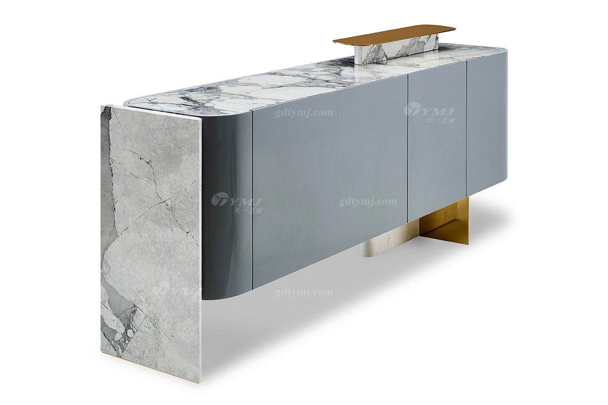 意式亚洲成AV人在线观看片水蜜桃91精品久久久久久水蜜桃别墅会所豪宅家用奢华天然大理石+钛金属餐边柜128D7餐边柜1