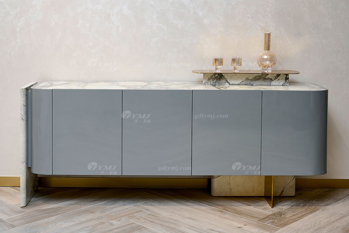 意式亚洲成AV人在线观看片水蜜桃91精品久久久久久水蜜桃别墅会所豪宅家用奢华天然大理石+钛金属餐边柜128D7餐边柜2